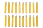 Vct 20PC 1/4" Carbide Tipped Cutter Tool Bit Cutting Set For Metal Lathe ... New. Price: $42.21.