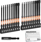 Long Allen Wrench Drill Bit Set, 20PCS, 1/4" Hex-shank, S2 Steel New. Price: $56.99.