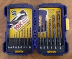 Irwin Piece Turbomax Bit Set Drills Steel Wood Plastic 318015 New. Price: $28.00.
