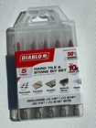 New! Genuine Diablo 5-PIECE Hard Tile & Stone Bit Set. Price: $24.91.