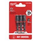 Milwaukee Tool 49-66-4522 Shockwave 1-7/8" Mag Nutdriver 1/4", PK3 New. Price: $6.47.