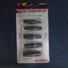 Performance Tool W80635 Bolt Extractor Set 5PC 1/4IN - 1/2IN New. Price: $10.00.
