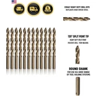 Cobalt Drill Bit Pack Of 12, Dwdco Series New. Price: $26.64.