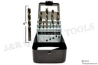 15PC Left-hand Industrial Hss Black & Gold Pro Quality Drill Bit Set New. Price: $29.95.