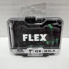 Flex Impacks 20 Piece 1" #2 Square Drive Bits SQ2 1/4" Hex Shank New. Price: $15.99.