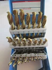 32 Pc Hss Mit. Gold Finish Drill Bit Set 1/16"-1/2" By 64 Ths. New. Price: $42.50.