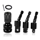 Impact Driver Bit Holder Set 4PCS, Socket Adapter Quick Release 1/2 Squar New. Price: $23.38.