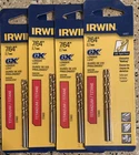 Lot 4(2 Pak) 8 Total Irwin Titanium 7/64" Drill Bit 63907 6X Longer Life New. Price: $8.99.