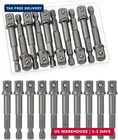 10PCS Impact Adapter Square Socket Set 3/8 Tip 1/4 Hex Shank Drill New. Price: $14.37.