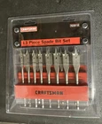 Nos Sears Craftsman 13 Piece Spade Bit Set With Metal Rack / Holder 20919 New. Price: $19.99.