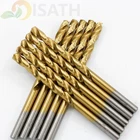 Isath 10PCS 3/16" Titanium Drill Bits Set Hss Jobber Metal Woodworking New. Price: $9.36.