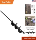 Drill Bit For Garden Ground Earth Spiral Post Hole Digger Bulb Planting 12 Inc New. Price: $15.44.