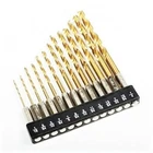 13PC Ate Pro Titanium Hex Shank Quick Change Drill Bit Set Hss High Speed #32070 New. Price: $17.99.