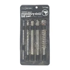 Craftsman Carbide Masonry 5 Piece Drill Bit Set 967344 With 1/4" Shank Open. Price: $14.99.
