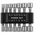 Emstar 14 Pcs Power Nut Driver Set For Impact Drill, Professional Metric & Sa... New. Price: $10.56.