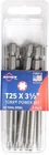 Mayhew 19337-8 T25 3.5" Torx Power Bit, Pack 1EA New. Price: $52.80.