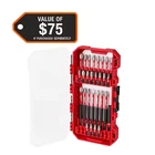 Milwaukee Shockwave Impact Driver Bit Set 28-PIECE 48-32-5164 New. Price: $33.99.
