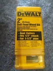 Dewalt Self-feed Bit DW1636 Fits Chuck For 1-1/2" Pipe Open. Price: $27.00.