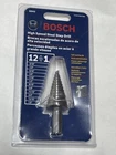 Bosch High Speed Steel Step Drill 12 In 3/16" - 7/8" SDH2 New. Price: $24.99.