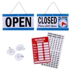 Open Signs For Business, Bundle Office Hours Will Return Clock With S... New. Price: $17.86.