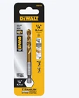 Dewalt DD5116 1/4-IN 3-3/16-IN Titanium Nitride Coated Hss Jobber Length Twist New. Price: $7.50.