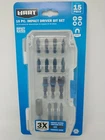 Hart 15 Piece Impact Driver Bit Set W/ Storage Case, Magnetic Holder- New. Price: $13.99.