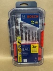 Bosch CO14 Pc. Cobalt Metal Drill Bit Set New. Price: $44.99.
