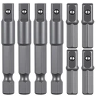 8 Pcs 1/4 Hex To Square Socket Adapter, Drill Socke... New. Price: $14.31.