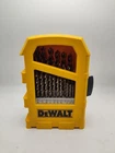 Dewalt Drill Set 29PC Steel Twist Yellow Case Fractional Sizes Cutting Used. Price: $55.00.