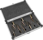 9 Pcs Step Drill Set Unibit Titanium Coated Double Cutting Blades New. Price: $39.95.