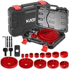 Kata Hole Saw Set, 20 Pieces Kit With 3/4"-6"(19-152MM), Red New. Price: $38.06.