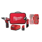 Milwaukee 2482-22 M12 12V Cordless Lithium-ion Screwdriver Flashlight Combo Kit New. Price: $139.07.
