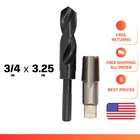 3/4 Carbon Steel Npt Pipe Tap And 59/64 High Speed Drill Bit Set (2-PIECE) New. Price: $24.78.