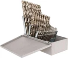 Triumph Twist Drill 1/16 To 1/2", 135 Point, Gold Finish, Cobalt Jobber Leng... New. Price: $395.83.