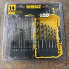 New Dewalt 14-PIECE (black And Gold) Drill Bit # DWAMDB14SET NA693202. Price: $19.50.