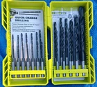 Ryobi A972502 Black Oxide Hex Shank Drill Bit Set (25-PIECE) Open. Price: $16.00.
