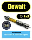 10 Pack Dewalt Maxfit Ultra Phillips #3 PH3 2IN. Impact Ready 2" Drill Bits New. Price: $11.97.