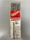 Milwaukee 48-20-7541 Sds Plus 2CT 5/16" X 4" Bulk (25) New. Price: $83.00.