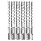 Bosch HCFC2041B10 4-CUTTER Hammer Drill Bit 1/4" X 6.000"L, Sds Plus, 10PK New. Price: $46.29.