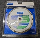 Norton 7 Turbo Rim Smooth Cutting Diamond Blade 50509-038 New. Price: $15.95.