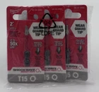 Milwaukee 48-32-4463 Shockwave Impact Bits 1/4IN Hex T-15 Heavy Duty 3PK New. Price: $14.95.