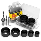 Kata 8PCS Hole Saw Kit 1" To 2-1/8"(25-54MM) Set In Case With Mandre... New. Price: $10.69.