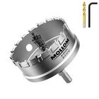 Mollom (3-5/16'' 84MM) Heavy Duty Carbide Hole Saw With 2 Pilot Drill Bits, H... New. Price: $28.27.
