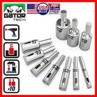 Diamond Hole Maker Cutter Saw Drill Bit Set Glass Ceramic Tile Porcelain 10PCS New. Price: $11.99.