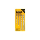 Dewalt DW5204 4-PIECE Premium Percussion Masonry Drill Bit Set New. Price: $11.49.