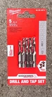 Lot Of 2 Milwaukee Shockwave Impact Drill Tap Set 5 Piece 48-89-4874 Sae New. Price: $27.00.