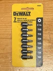 Dewalt DW2067 Torx Insert Bit Set, 7-PIECE New. Price: $11.95.