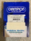 Champion Cutting Tool 160C Pc Black Jobber Drill Set 1-60 Wire Gauge New. Price: $59.00.