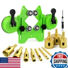 Marsbase 10 Pc Diamond Hole Saw Kit Dry Wet Brazing Tile Core Guide Jig Hollow New. Price: $64.01.