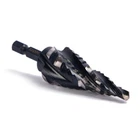 Four Spiral Flute M35 Cobalt Step Drill Bit Set 3/16" - 7/8"(12 Sizes),impact... New. Price: $50.84.